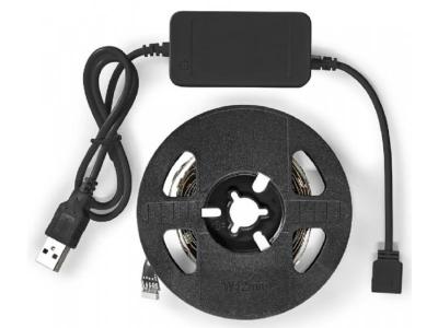 Nedis BTLS20RGBW RGB LED traka 2m 2700K 380lm, Crna