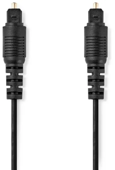 Nedis CAGL25000BK30 optical audio cable TosLink male to TosLink male 3m PVC, black