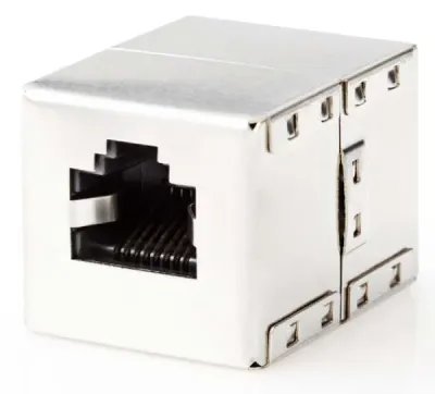 Nedis CCGB89011ME металлический адаптер CAT6 RJ45