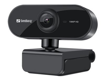 Sandberg Flex 133-97 Web kamera 1080p HD, Crna