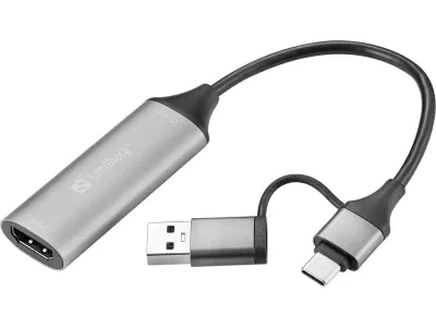 Sandberg 136-70 Adapter HDMI na USB-C/A