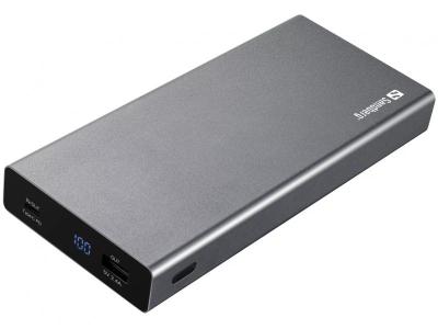 Sandberg 420-52 Eksterna baterija 20000mAh 100W USB-C, Siva