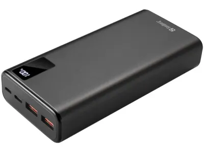 Sandberg 420-59 Eksterna baterija 20000 mAh 20 W USB-C, Crna