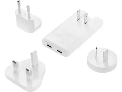 Sandberg 441-68 travel charger 2 x USB-C/A 65 W 4-in-1, white
