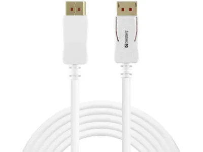 Sandberg 509-15 Kabl DisplayPort M/M 1.4 8K 2m, Beli