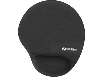 Sandberg 520-37 Podloga za miša Foam Mousepad Round, Crna