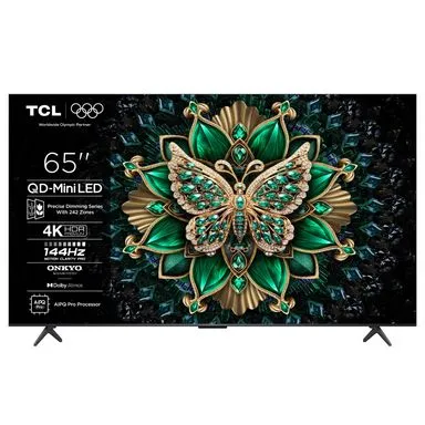 TCL 65C6K television 65" QD-MiniLED 4K UHD Smart, black