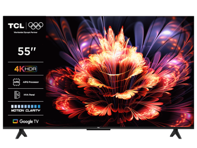 TCL 55V6C Televizor 55" 4K UHD Smart Google TV, Crni