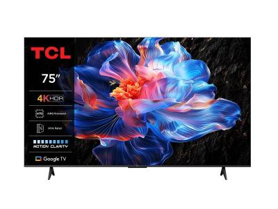 TCL 75P6K Televizor 75" 4K UHD Smart Google TV, Crni
