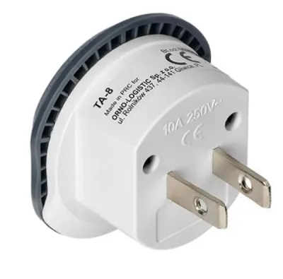 Virone TA-8 Putni strujni adapter USA 110-220V 10A Tip A/B