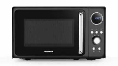 Heinner HMW-MD20DRBK microwave oven, 20L, 800W, black
