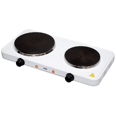 Электрическая плита с двумя нагревательными пластинами Home HG-R02WH