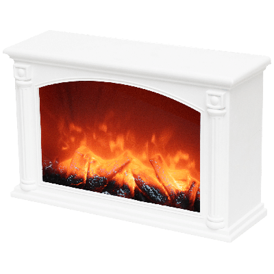 Home LTN 33 FP Dekorativni LED kamin za kućnu upotrebu, Beli