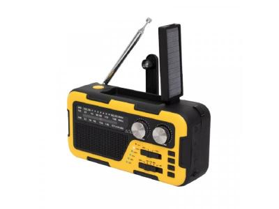 Sal RPH2 Solarni radio AM FM 5W, Žuti