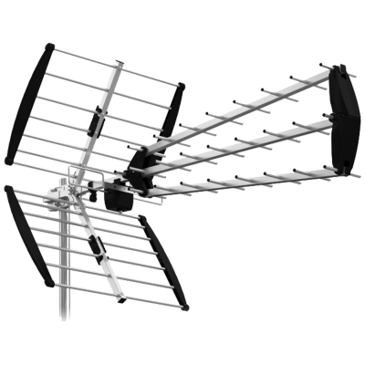 Amiko Zemaljska antena Triplex Loga 27 elementa 15.5 db LTE filter aluminijum
