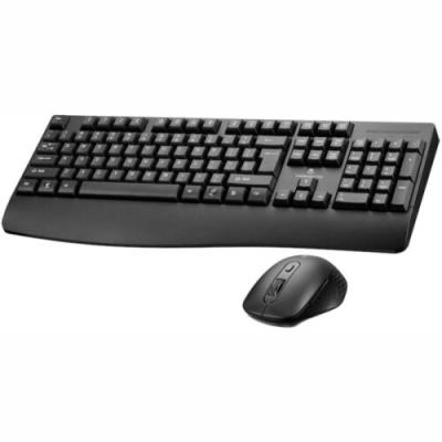 Volkano VK-20245-BK Set Bežična tastatura + bežični miš Meteor US, Crni