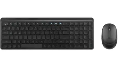 Volkano VolkanoX Set bežična tastatura + bežični miš Scorch VKX-209-GT US 4000 DPI, Crni