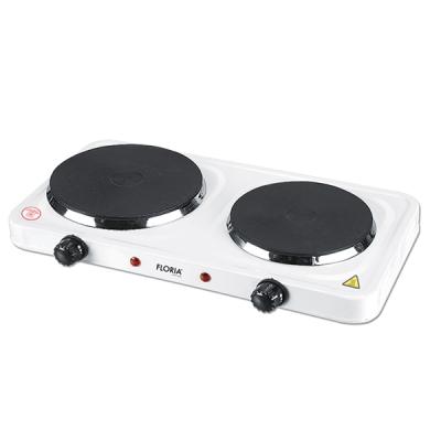 Floria ZLN2843 Električni rešo 2 ploče 15/18cm 1500W, Bela