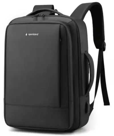 Gembird NCC-15-KLB017 Ranac za laptop 15.6\"/17\" USB konektor, Crni