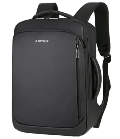 Gembird NCC-15-KLB018 laptop backpack, 15.6" USB connector, black