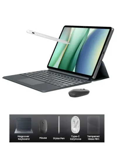 Blackview MEGA 12 планшет LTE 5G, 12.2" 1600x2400 IPS, 120Hz, 12GB, 256GB, 13MP-50MP FPR, Android 16, серый
