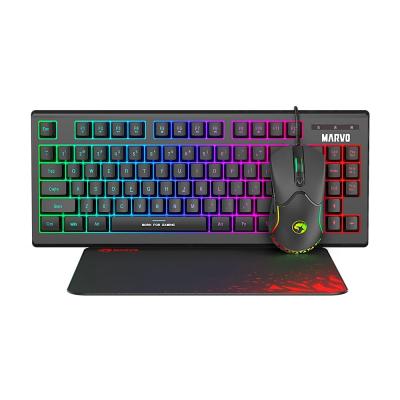 Keyboard + Mouse + Mousepad Marvo Scorpion CM310 Black