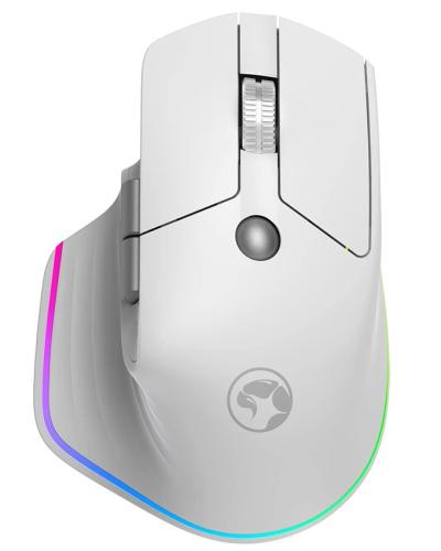 Marvo G803 Bežični gaming miš RGB, Beli