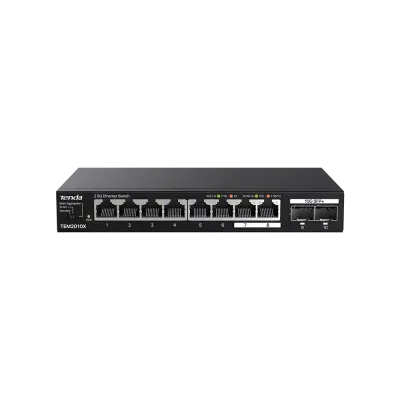 Tenda TEM2010X Mrežni switch 8 portova 2.5Gbps 2x 10G SFP+ Metalno kućište