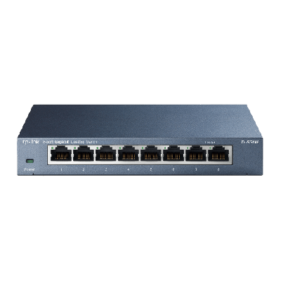 TP-Link TL-SG108 Switch Gigabit, Plavi