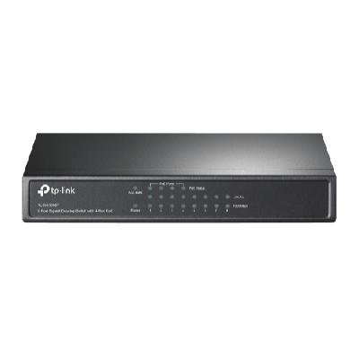 TP-LINK Switch PoE 10/100/1000 8-port TL-SG1008P, 4 PoE porta