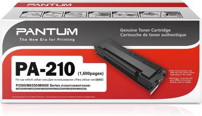 Toner Pantum PA-210 P2500/P2500w/M6500nw/M6550nw 1600 pages