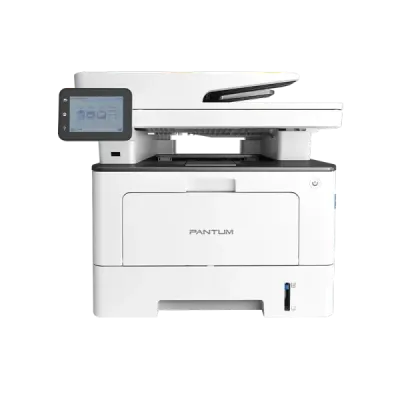 Pantum BM5220ADW multifunction laser printer, printer scanner copier DADF 44ppm WiFi Bluetooth NFC, white
