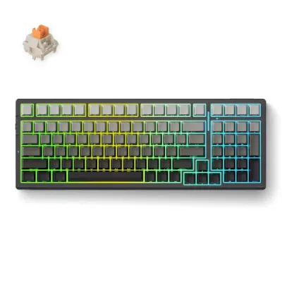 Mchose G98 Pro Bežična mehanička gaming tastatura, Crna