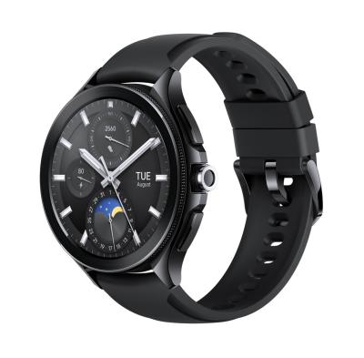 Xiaomi Mi Watch 2 pro-Bluetooth Silver Case with Brown Leather Strap