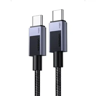 UGREEN L513 USB Type C to Type C cable, 240W, fast charging, 2m, black
