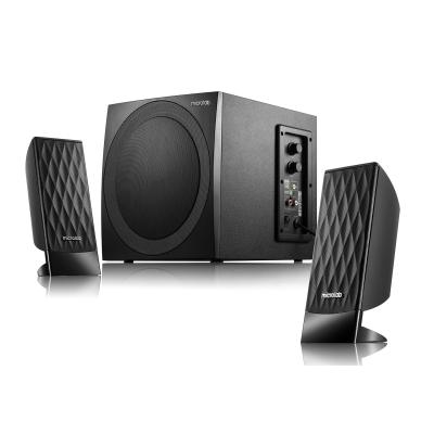 Microlab M-300 active wooden speakers 2.1, 38W RMS (14W 2x12W)