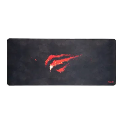 Havit HV-MP861 keyboard and mouse mat, 700x300mm, red and black