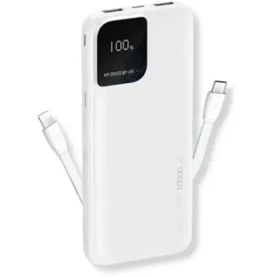 Remax RPP-657 Eksterna baterija 10000mAh 2.4A, Bela