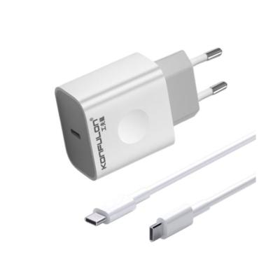 Konfulon C69D Punjač za telefon DC15 Type C 20W, Beli
