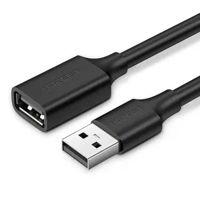 UGREEN US103 Kabl USB produžni kabl 2.0 USB A na USB A M/Ž 1.5m, Crni