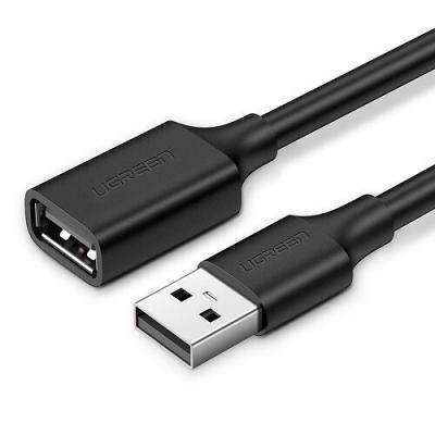 USB удлинительный кабель 2.0 USB A-USB A M/Ж 5m Ugreen US103 черный