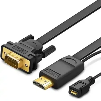 Кабель-конвертер HDMI - VGA 1.5m Ugreen