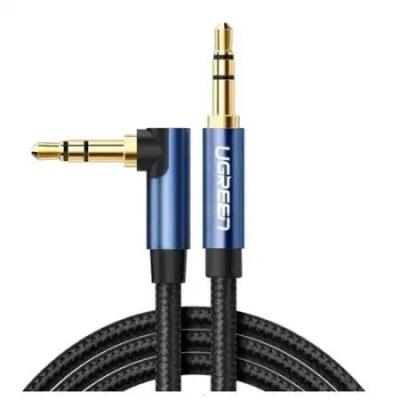 UGREEN audio cable 3.5mm male to 3.5mm male Aux 1.5m metal housing, black