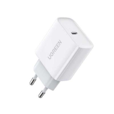 UGREEN CD137 mrežni punjač 20W USB-C (PD 3.0 / QC 4.0) beli (60450)