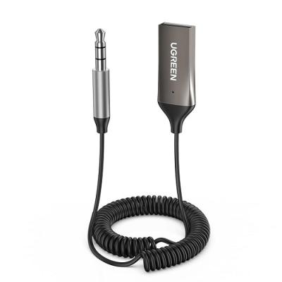 UGREEN CM309 Adapter BT 5.0 audio + mikrofon Receiver, Sivi