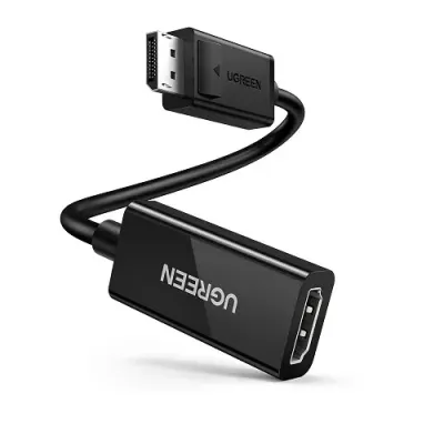 UGREEN DisplayPort to HDMI adapter 4K/2K 60Hz 25cm, black