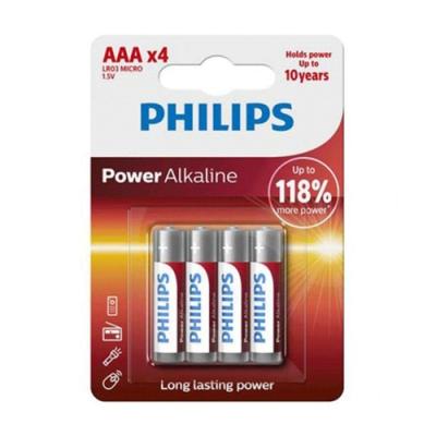 Philips AAA LR03 battery, 4 pcs