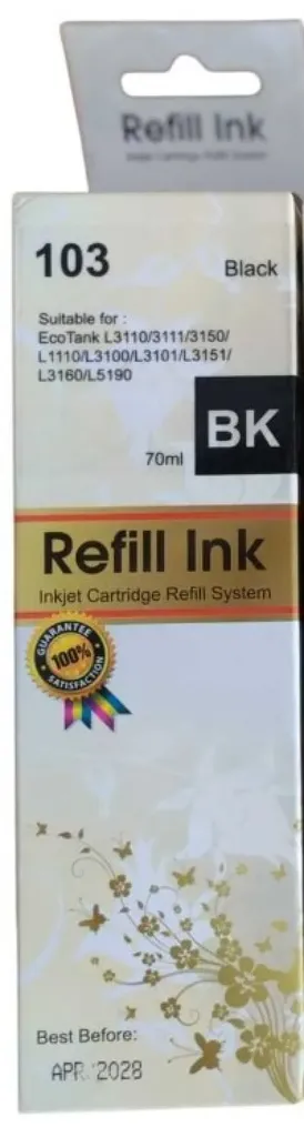 Sinocopy EPIJ103SC Inkjet dopuna za Epson SINO 70 ml, Crna
