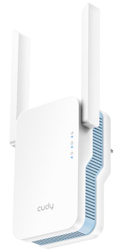 Cudy RE1200 WiFi router AC1200 MESH Range Extender Dual Band 2.4+5Ghz 2x5dBi 1xLAN AP/WPS ACCESS+LED