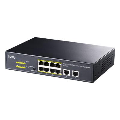 Cudy FS1010P Video rekorder i switch 8-Port 10/100M, Crni